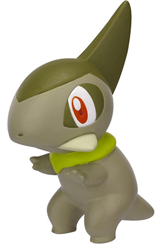 Pokemon Attack Figure B&w Series #2 Axew - Base Tipo Dragón