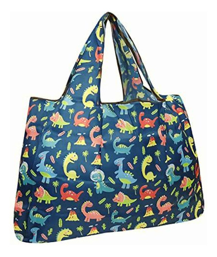 Allydrew Bolsa Reutilizable Para Comestibles, Dinosaurios, Color Dinosaurios