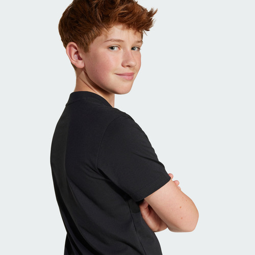 Polera adidas Casual Essentials Niños Negro Jc9660