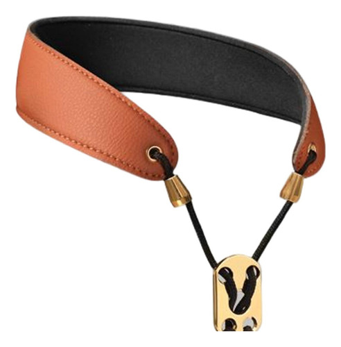 L Accesorios For Correa De Cuello De Saxofón Marrón Marrón