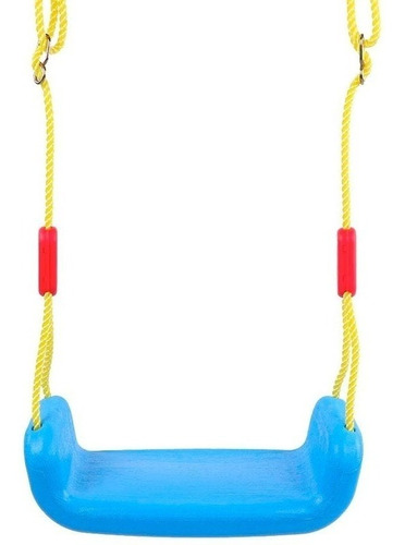 Columpio Asiento Niños Ajustable Silla Portátil Soporta 80kg Color Azul