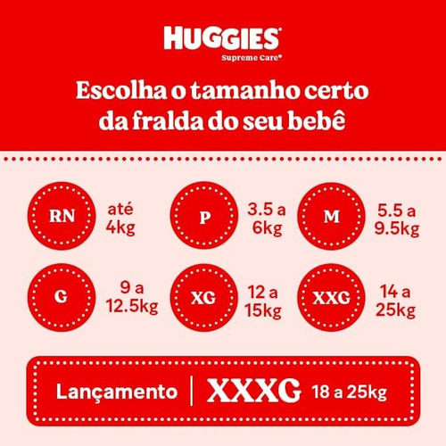 Huggies Fralda Supreme Care Xxxg 128 Un Gênero Sem Gênero Xxxg Sem Gênero