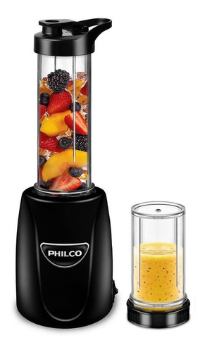Licuadora Portátil Philco 4906 550 Ml Negra 127v