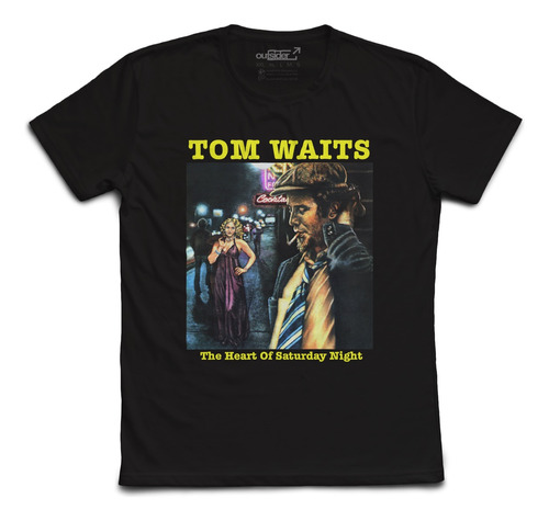 Remera Tom Waits The Heart Of Saturday Night Tienda Outsider