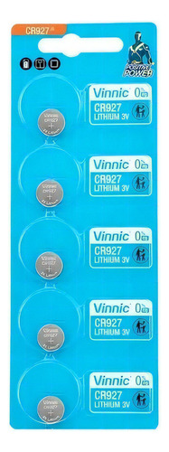 Cr927 Blister Con 5 Pilas De Litio 3v Vinnic