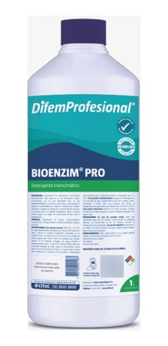 Detergente Enzimatico Desincrustante Bio-enzim - Frasco 1 Lt