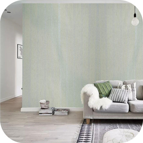 Papel De Empapelar Muresco Vinilico Pared Verde Raya 3034