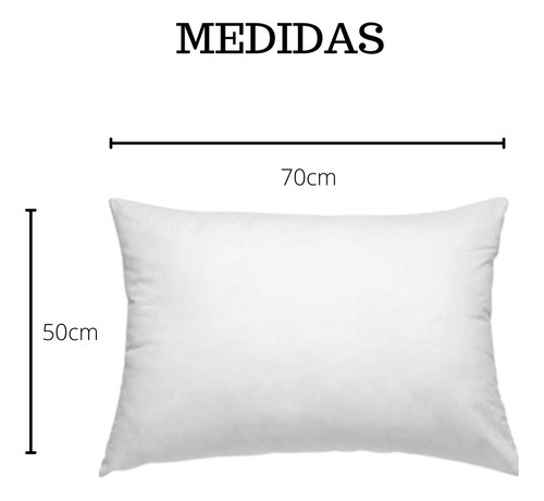 Imagem 5 de 7 de Travesseiro Maje Fibras 50x70cm Suporte Firme