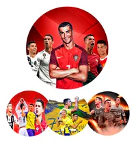 Comprar Painel Redondo Cristiano Ronaldo Cr7 Al-nassr 1,50 X 1,50 Mt