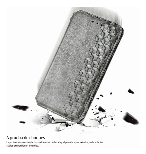 Funda De Piel Tipo Cartera Para Oppo Reno 13 F 4g, Reno 13 F 5g Y A5 Pro, Cierre Magnético Oculto