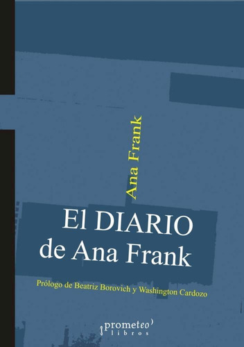 El Diario De Ana Frank - Borovich - Prometeo