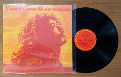 Carlos Santana Buddy Miles Live 1972 Disco Lp Vinilo Usa