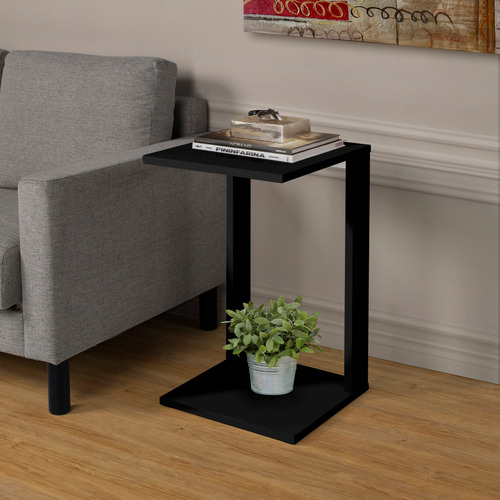 Mesa De Apoio Lateral Para Encaixe No Sofá Vaso Notebook