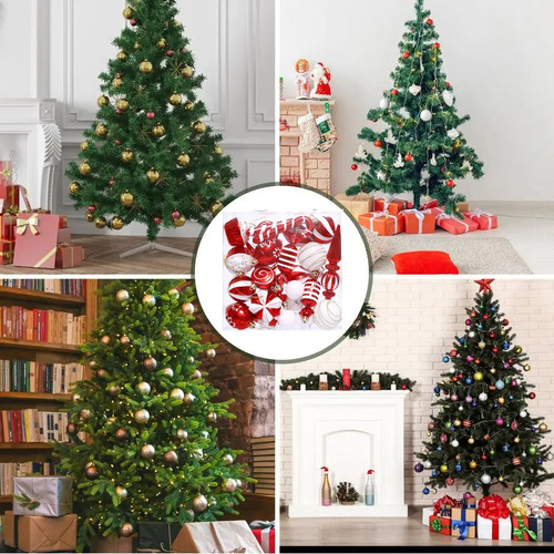 ( 24 Piezas De Colgantes For Árboles De Navidad,
