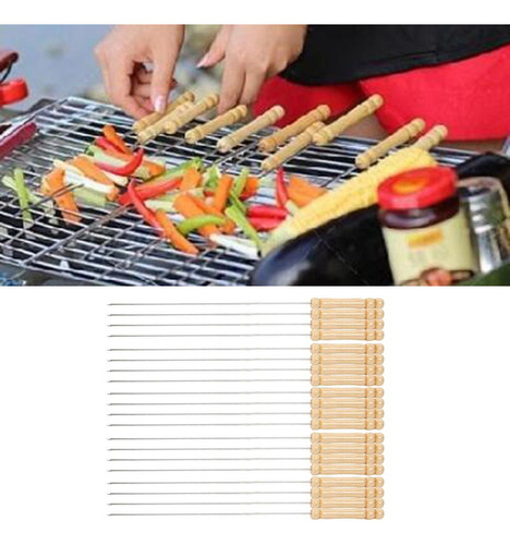 20 De Material Acero Inoxidable Para , Asar Con De