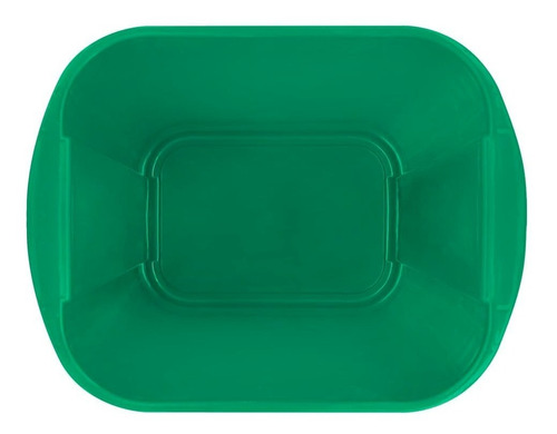 4 Pack Bote De Basura Rectangular 20 L Color Verde