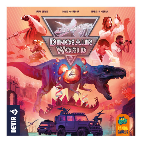 Dinosaur World Juego De Mesa Español