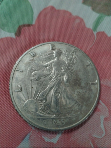Moneda De Plata Un Dólar De 1990,una Onza De Plata Fina