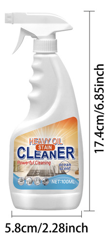 Limpiador De Manchas De Aceite Pesado En Espuma T Cleaner, M