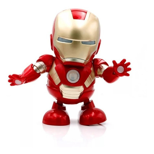 Iron Man Dance Hero Robot Bailarin Con Luz Y Sonido