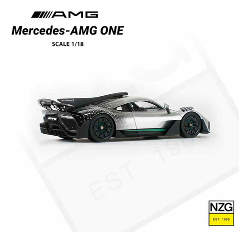 Mercedes Amg One 1/18 Nzg (prata Com Estrelas) N Autoart Prateado