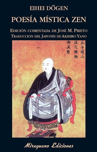 Poesia Mistica Zen - Dogen, Eihei, de DOGEN EIHEI. Editorial Miraguano en español