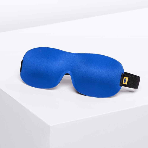 Antifaz Para Dormir Mascara Tapa Ojos De Espuma Viaje Avion Color Azul