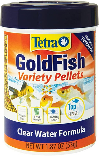 Alimento Tetra Fin Goldfish  Variety Y Pellets 53g Agua Fria