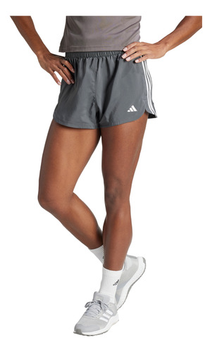 Shorts Adidas Entrenamiento Pacer Mujer Gris Is2173
