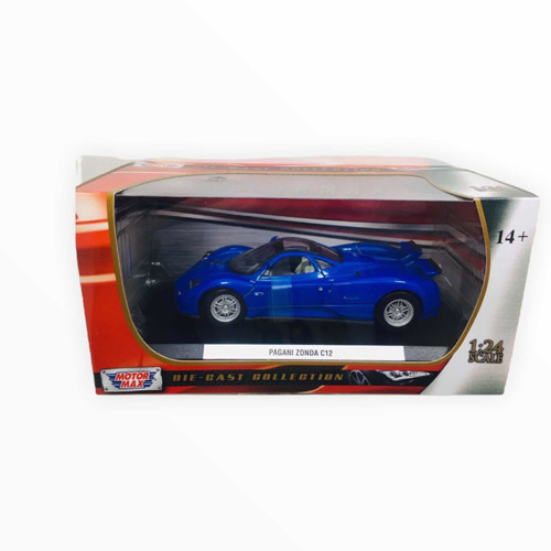 Miniatura Pagani Zonda C12 Azul Motormax 1/24