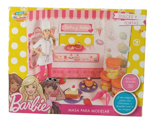 Masa Para Moldear. Barbie. Dulces Y Tortas. Mpuy