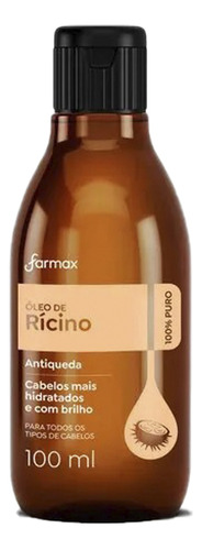 Farmax Oleo De Ricino Puro óleo capilar Unisex 100 ml