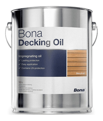 Bona/bona Decking Oil Para Deck De Cumaru 10 Lts