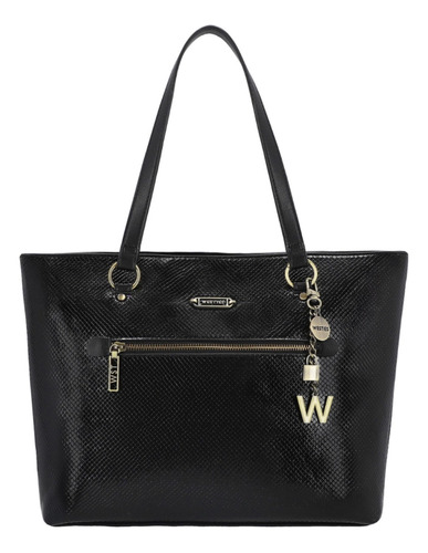 Bolsa Tote Para Mujer Westies Negro Hbappolinewe