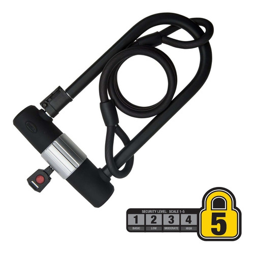 Candado Bell U-lock + Cable Catalyst 500