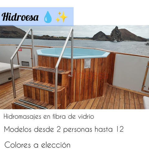 Imagen 4 de 7 de Hidromasajes Variedad De Modelos Y Medidas En Fibra De Vidri