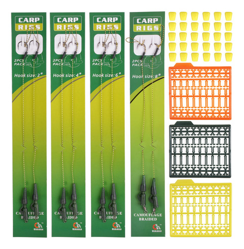 Kit De Aparejos De Pesca De Carpa, 41 Piezas De Aparejos De