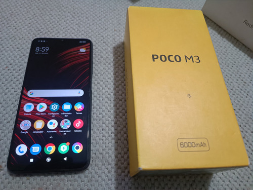 Xiaomi Pocophone Poco M3 Dual Sim 128 Gb Negro Poderoso Negro (Usado)