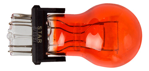 Foco Incandescente 3157 Ambar 12v 2 Polos 1pz Star 3157