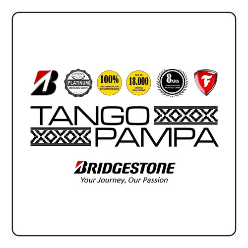 Kit 2u 205/65 R15 Dueler A/ T 696 Revo2 Bridgestone Envío $0