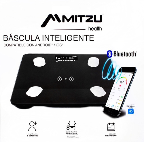Bascula Inteligente Es Compatible Con Android/ios/bluetooth