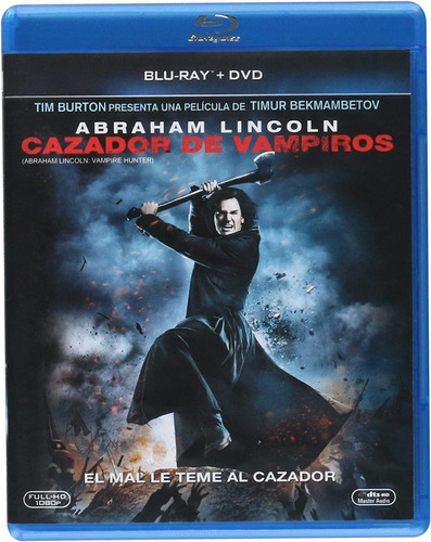 Abraham Lincoln Cazador De Vampiros | Blu Ray + Dvd Nueva