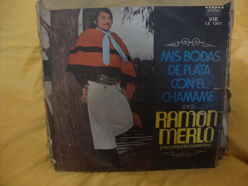 Vinilo Ramon Merlo Mis Bodas De Plata Con El Chamame F3