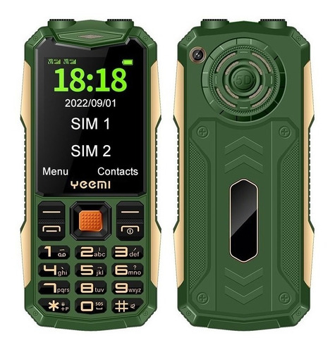 Yeemi K1 Teléfono Móvil Tarjeta Sim Dual Teclado Grande