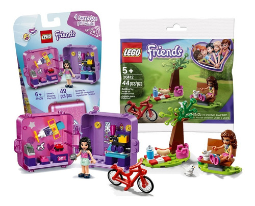 Lego® Friends -combo Cubo Emma (41409) + Bolsita Picnic