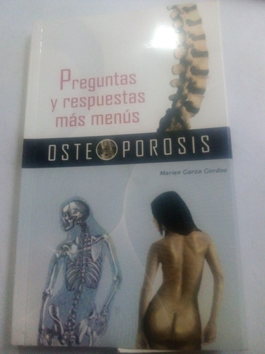 Libro Osteoporosis Preguntas Y Respuestas Mas Menús