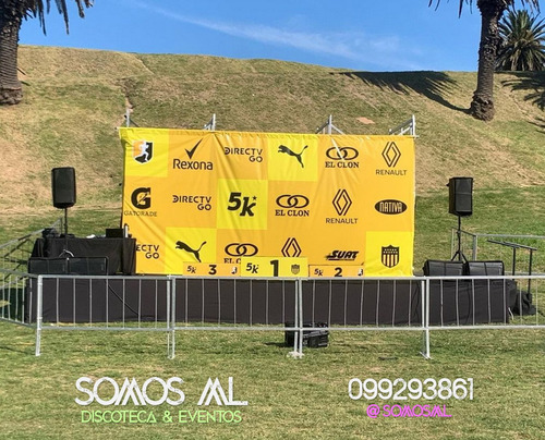 Imagen 4 de 5 de Servicio Discoteca Dj Audio Luces Pantalla - Empresa Reg.
