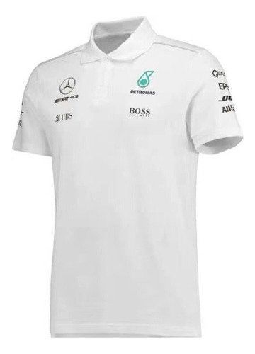 F1 Mercedes Benz Amg Playera Polo Manga Corta Moto