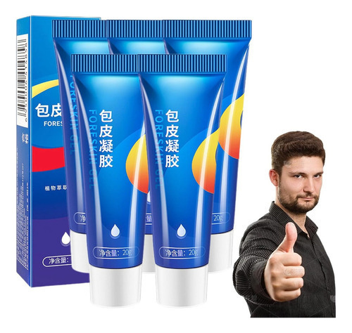 Gel Corrector De Prepucio Redundante Bruteco, 5 Unidades