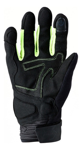Guantes Moto Cortos Ls2 All Terrain Negro Amarillo Talle L